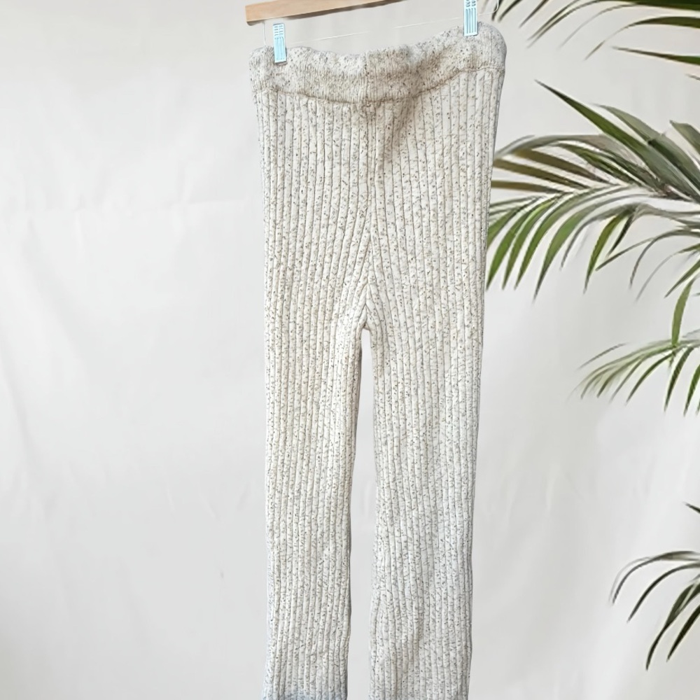 NWT Heartloom Speckled Knit Pants oatmeal SZ L - Picture 4 of 15